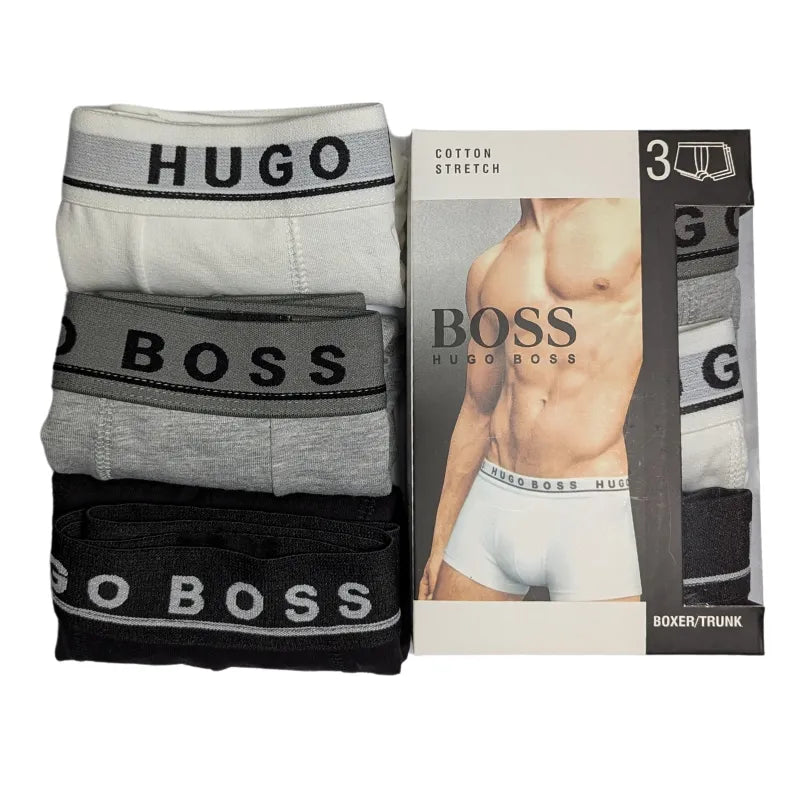 Regular Fit HG Mens Boxer Shorts (Pack of 3)