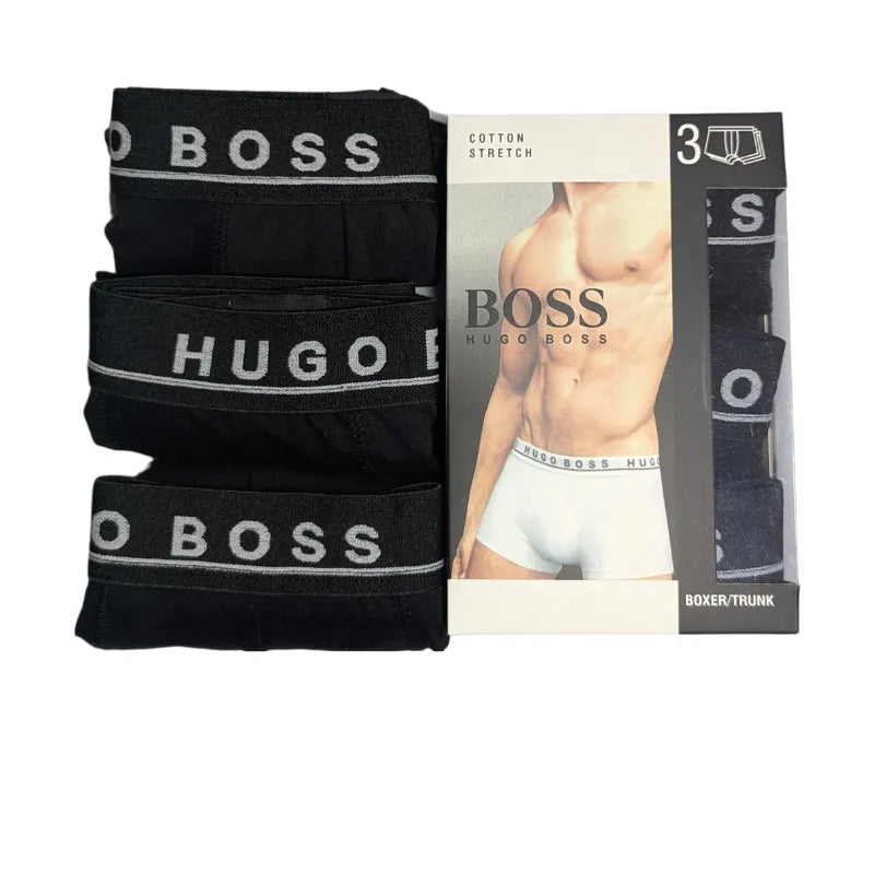 Regular Fit HG Mens Boxer Shorts (Pack of 3)