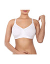 DOUBLE LAYERED WIRE-FREE NURSING BRA-WHITE